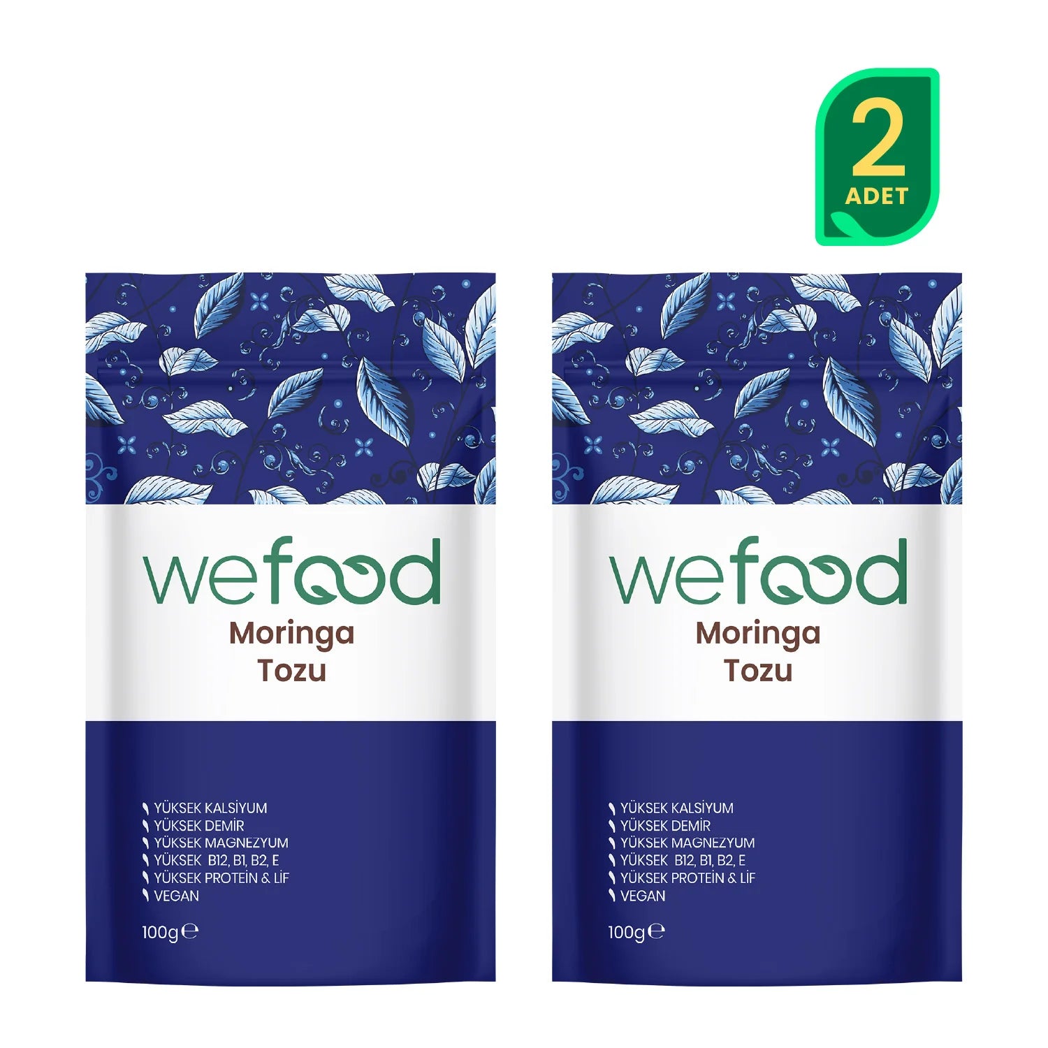 Wefood Moringa Tozu 100 gr 2'li